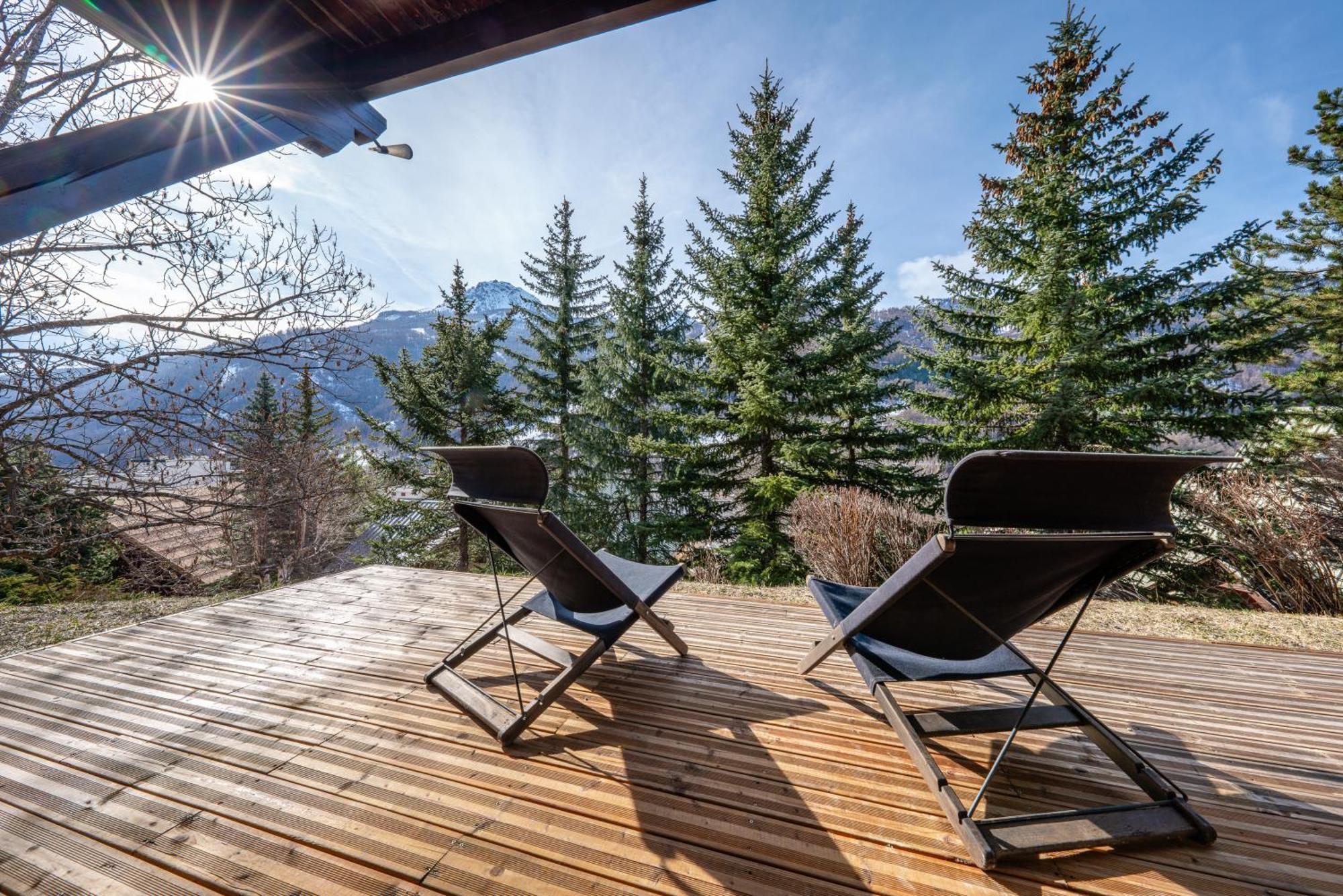 Serre Chevalier Studio 30 M2 Coin Montagne A 8 Minutes Des Pistes Saint-Chaffrey Exterior photo